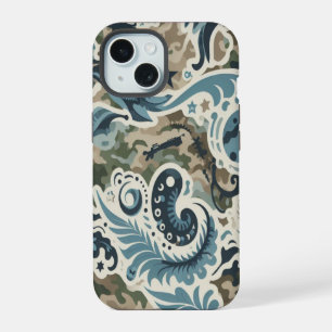 Coque iPhone 15 Timber Duck Camo Classic patern