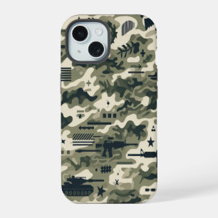 Coque iPhone 15 Timber Duck Camo Classic patern