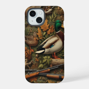 Coque iPhone 15 Timber Duck Camo Classic patern