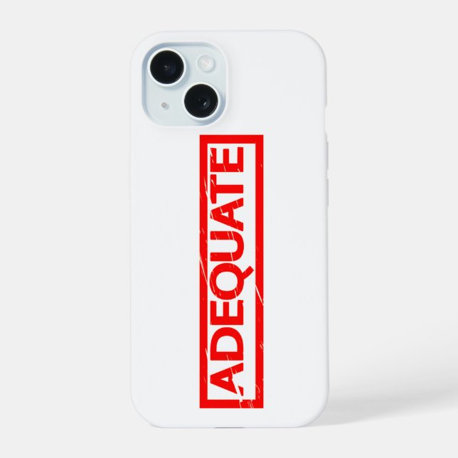 Coque iPhone 15 Timbre adéquat (Verso)