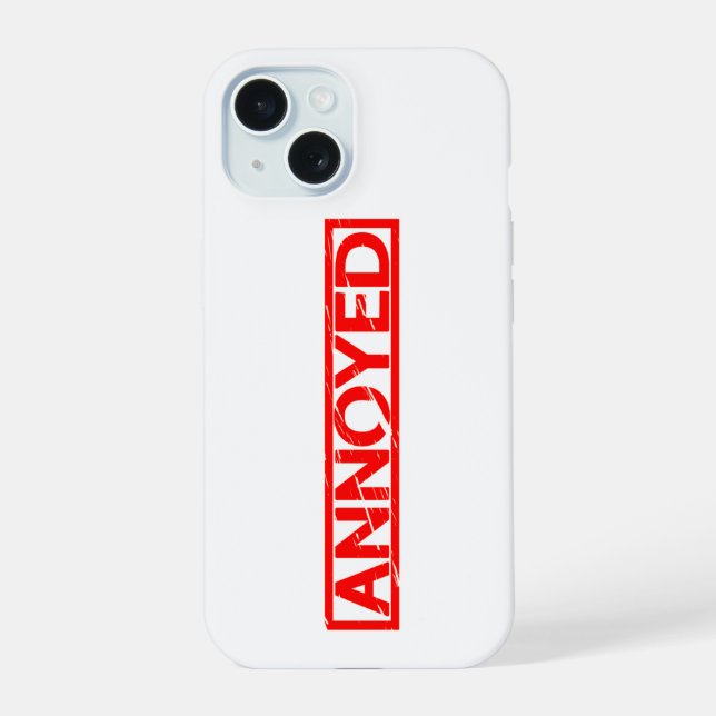 Coque iPhone 15 Timbre agaçant (Verso)