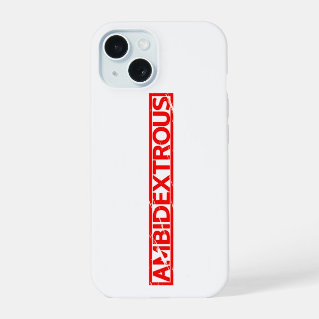 Coque iPhone 15 Timbre amphibie (Verso)