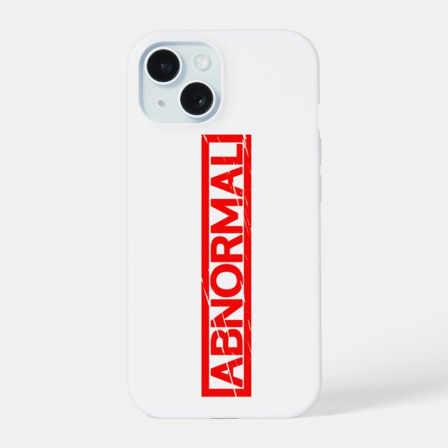Coque iPhone 15 Timbre anormal (Verso)