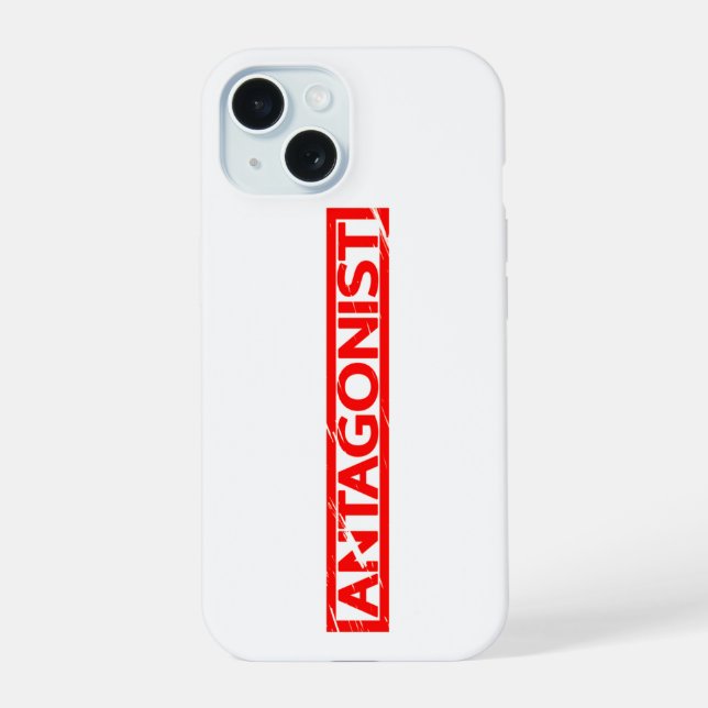 Coque iPhone 15 Timbre Antagoniste (Verso)