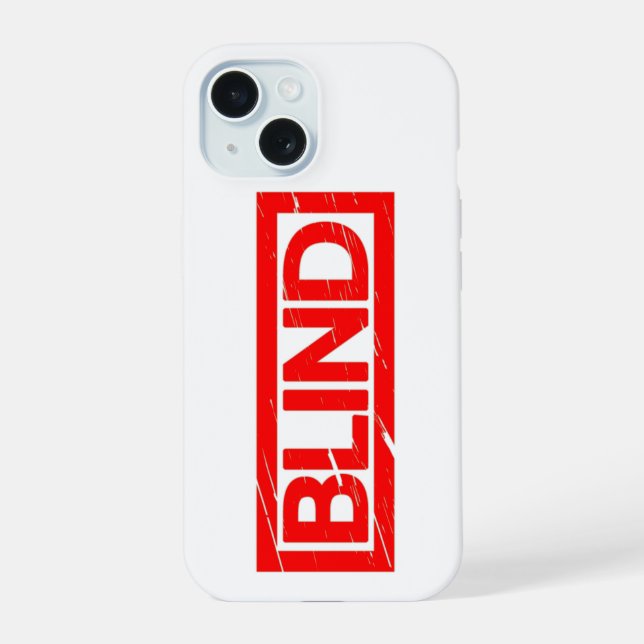 Coque iPhone 15 Timbre aveugle (Verso)
