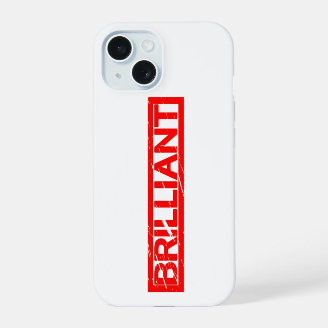 Coque iPhone 15 Timbre brillant (Verso)