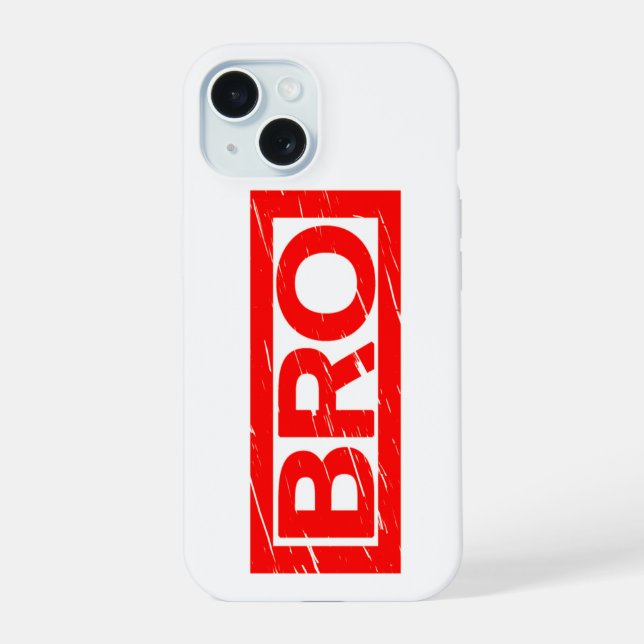 Coque iPhone 15 Timbre Bro (Verso)