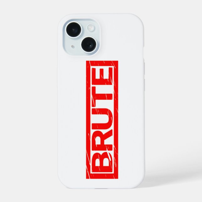 Coque iPhone 15 Timbre Brute (Verso)