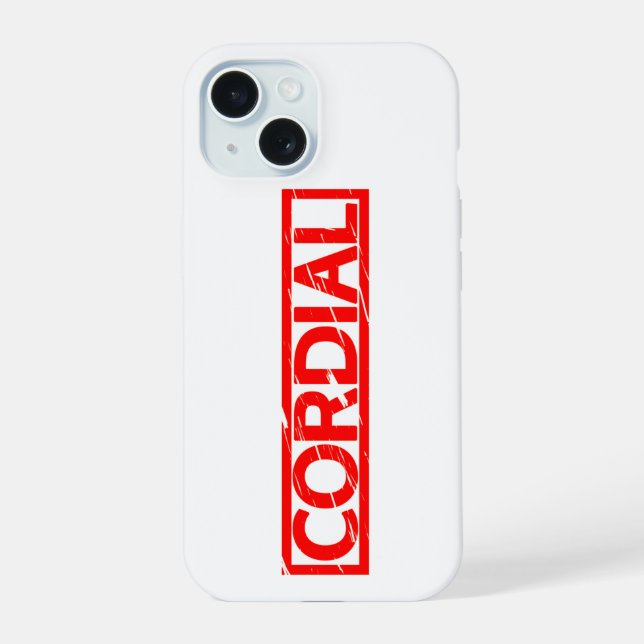 Coque iPhone 15 Timbre cadran (Verso)