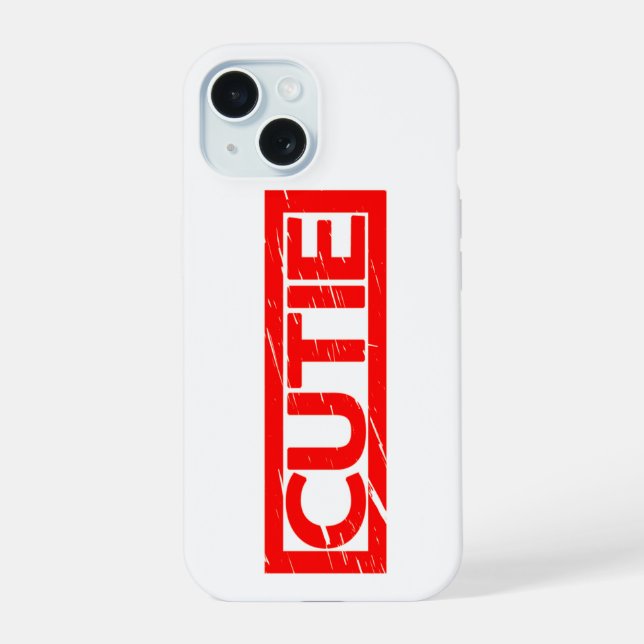 Coque iPhone 15 Timbre Câlin (Verso)