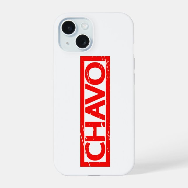 Coque iPhone 15 Timbre Chavo (Verso)