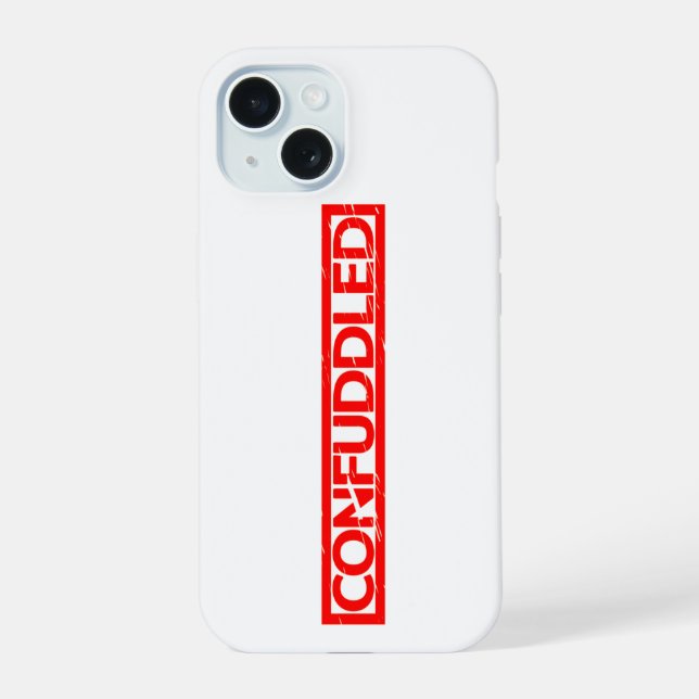 Coque iPhone 15 Timbre confus (Verso)