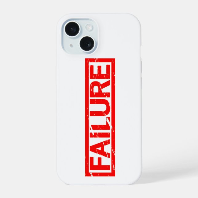 Coque iPhone 15 Timbre de panne (Verso)