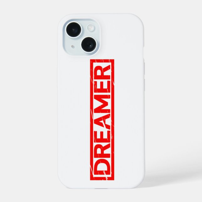 Coque iPhone 15 Timbre de rêveur (Verso)