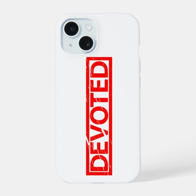 Coque iPhone 15 Timbre dédié (Verso)