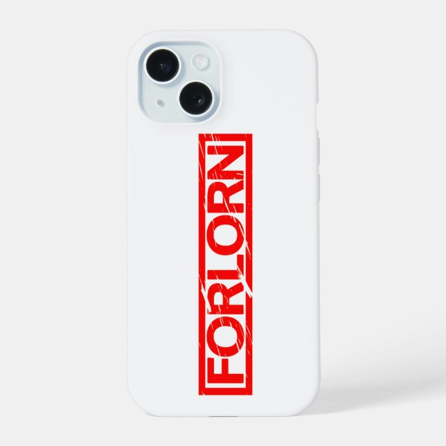 Coque iPhone 15 Timbre Délaissé (Verso)