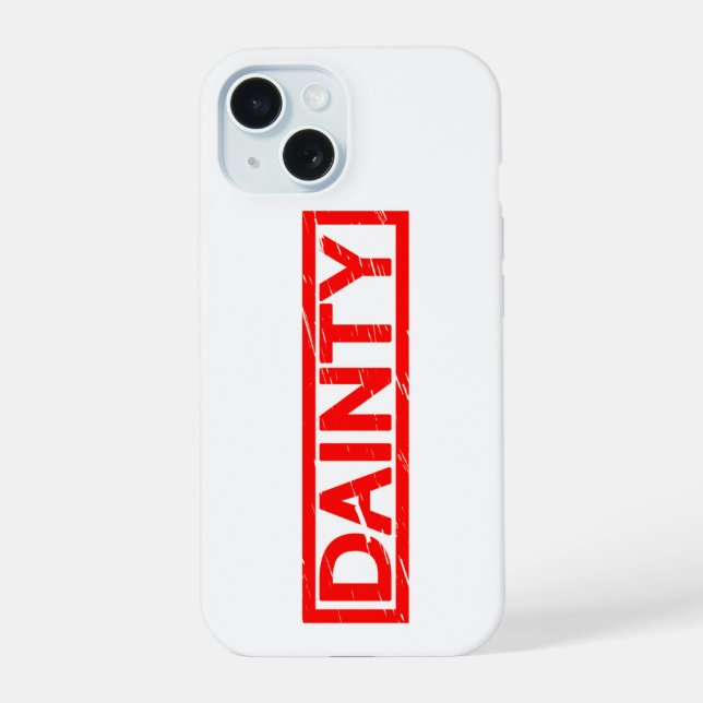 Coque iPhone 15 Timbre délicat (Verso)