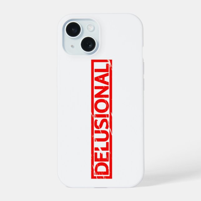 Coque iPhone 15 Timbre Delusionnel (Verso)