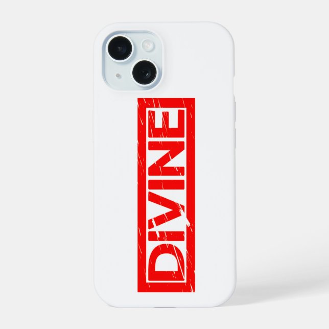 Coque iPhone 15 Timbre divin (Verso)