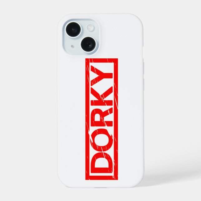 Coque iPhone 15 Timbre doré (Verso)