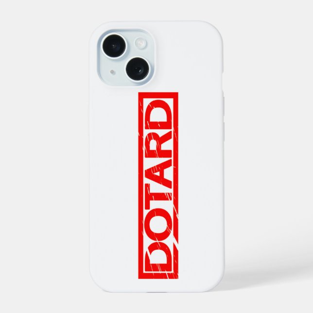 Coque iPhone 15 Timbre Dotard (Verso)