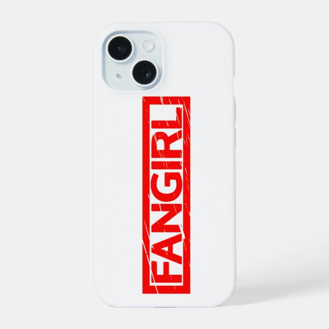 Coque iPhone 15 Timbre Fangirl (Verso)