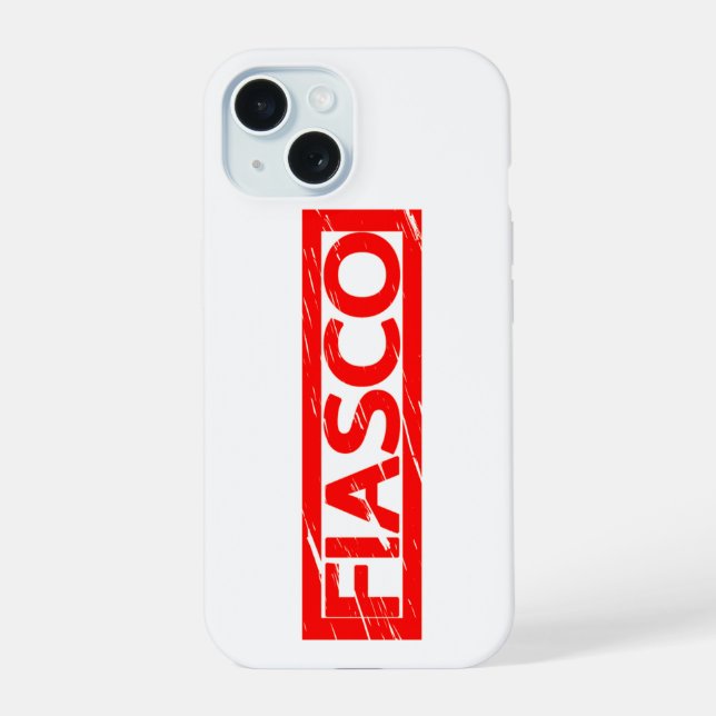 Coque iPhone 15 Timbre Fiasco (Verso)