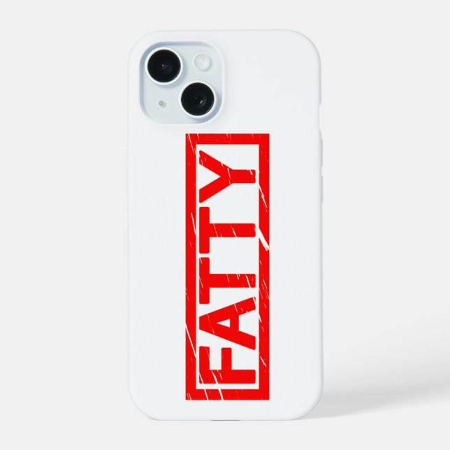 Coque iPhone 15 Timbre gras (Verso)