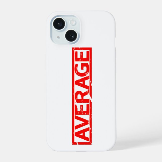 Coque iPhone 15 Timbre moyen (Verso)