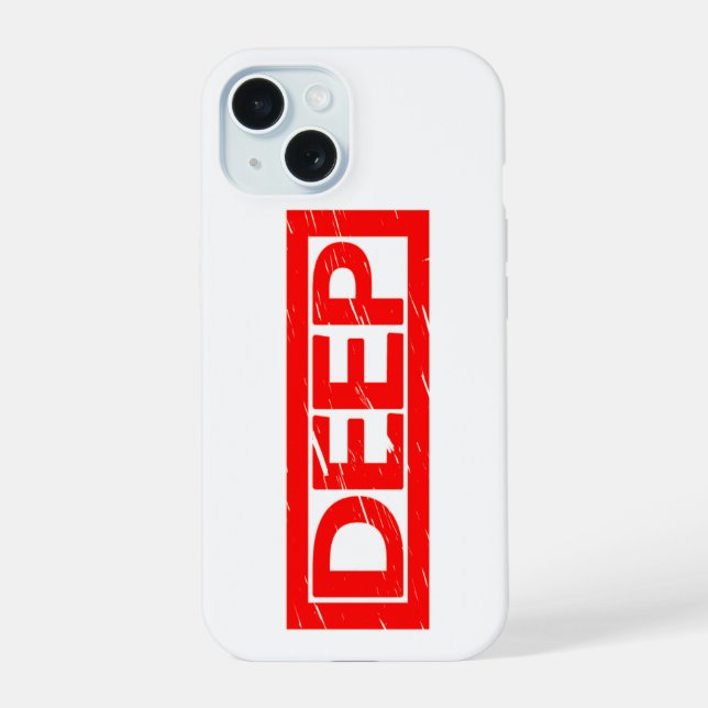 Coque iPhone 15 Timbre profond (Verso)