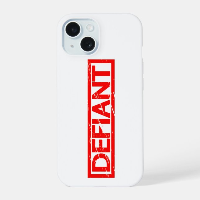 Coque iPhone 15 Timbre provocateur (Verso)