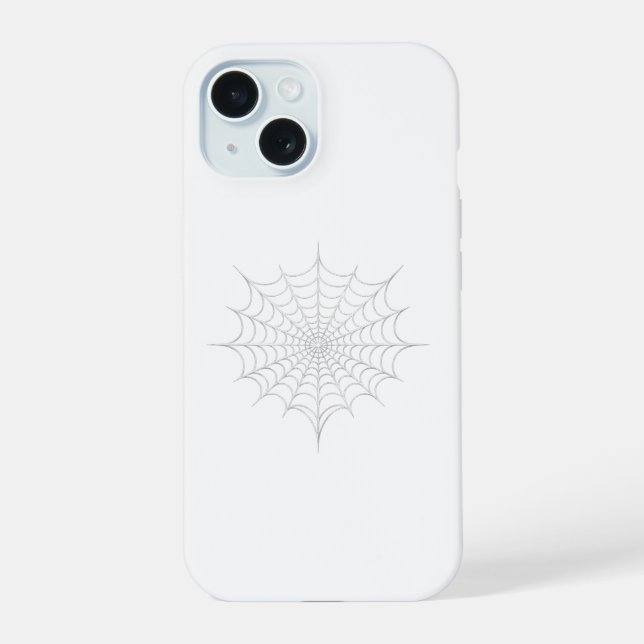 Coque iPhone 15 Toile d'araignée (Verso)