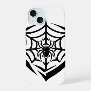 Coque iPhone 15 Toile d'araignée gothique