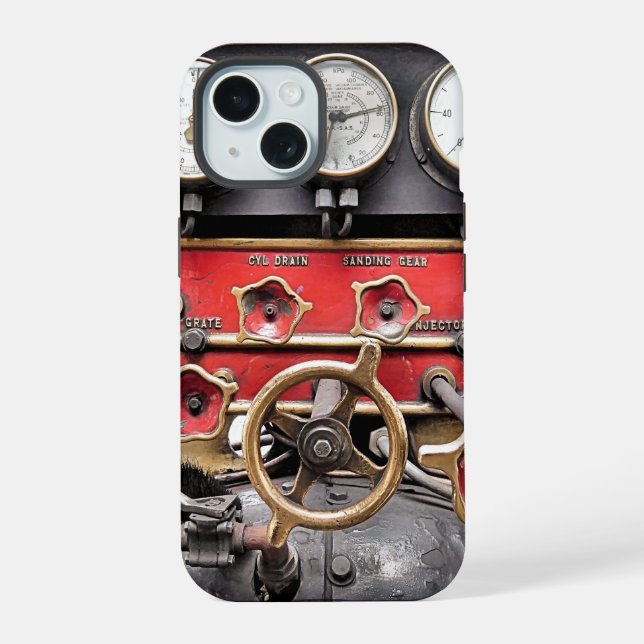 COQUE iPhone 15 TRAINS À VAPEUR  (Verso)