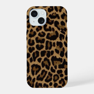 Coque iPhone 15 Trendy Leopard Print iPhone Case – Stylish Animal 