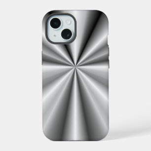 Coque iPhone 15 Tuck and Roll - Métal Brossé