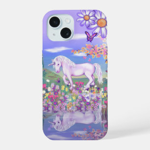 Coque iPhone 15 Un paradis mauve