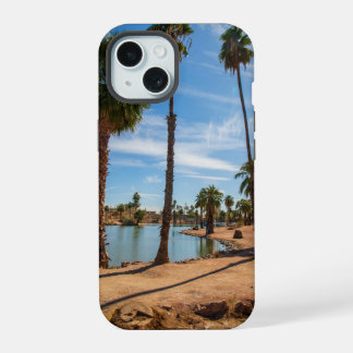 Coque iPhone 15 un paysage magnifique à Papago Park