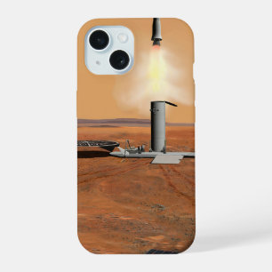 Coque iPhone 15 Un véhicule ascendant quittant Mars. 2