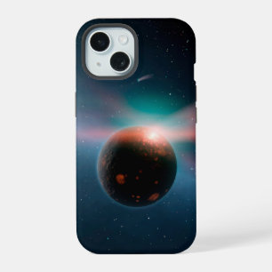 Coque iPhone 15 Une tempête de comètes dans le système Eta Corvi.