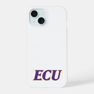 Coque iPhone 15 Université de Caroline de l'Est Logo ECU