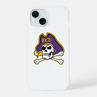 Coque iPhone 15 Université de Caroline de l'Est | Pirates écus