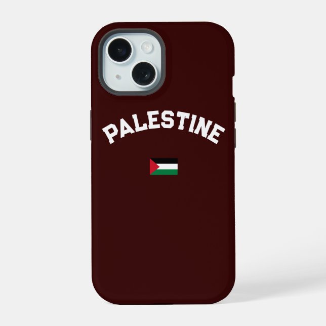 Coque iPhone 15 Université de Varsity de l'État de Palestine (Verso)