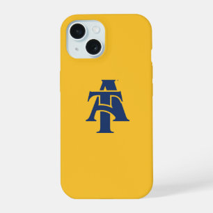 Coque iPhone 15 Université d'État A&T de Caroline du Nord Un log