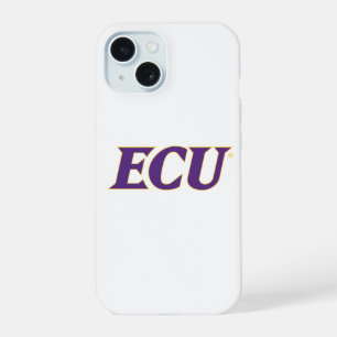 Coque iPhone 15 Université d'État de Caroline orientale Logo ECU
