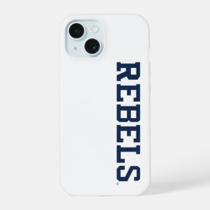 Coque iPhone 15 Université du Mississippi Marque verbale Rebels