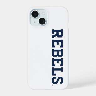 Coque iPhone 15 Université du Mississippi Marque verbale Rebels