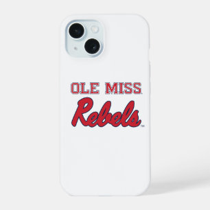 Coque iPhone 15 Université du Mississippi Ole Miss Rebels