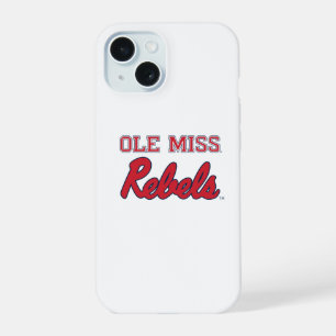 Coque iPhone 15 Université du Mississippi   Ole Miss Rebels