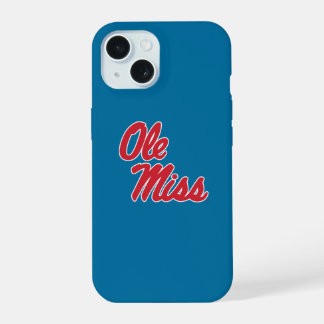 Coque iPhone 15 Université du Mississippi | Ole Miss Script